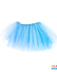 Children Plain Blue Stiff Tutu