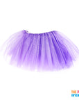 Children Plain Purple Stiff Tutu