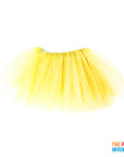 Children Plain Yellow Stiff Tutu