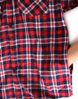 Adult Red Plaid Farmer Shirt