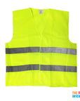 Adult High Vis Safety Vest Builder Costume (Yellow)