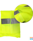 Adult High Vis Safety Vest Builder Costume (Yellow)