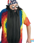 Long Black Beard and Moustache