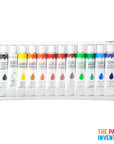 Acrylic Colour Paint & Brush Set