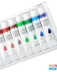 Acrylic Colour Paint & Brush Set