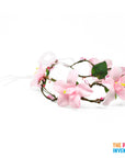 Pink Forrest Orchid Flower Crown