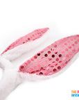 Pink Sequin Bunny Headband