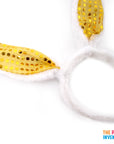Gold Sequin Bunny Headband