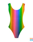 Rainbow Metallic 80s Leotard