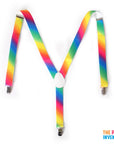 Rainbow Gradient Suspenders