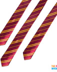 Long Wizard Stripe Tie (Red)