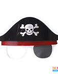 Pirate Party Glasses with Red Sash