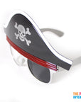 Pirate Party Glasses with Red Sash