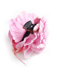 Large Pink Hair Flower Claw Clip