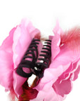 Large Pink Hair Flower Claw Clip
