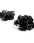 Black Double Flower Hair Clip