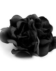 Black Double Flower Hair Clip