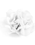 White Double Flower Hair Clip