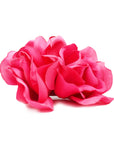 Pink Double Flower Hair Clip