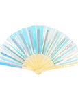 Giant Iridescent Hand Held Fan (Holographic)