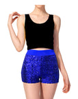 Sequin Shorts (Dark Blue)