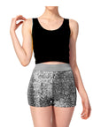 Sequin Shorts (Silver)