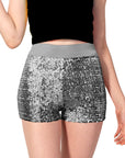 Sequin Shorts (Silver)