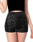 Sequin Shorts (Black)