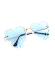 Perspex Drooping Hearts Party Glasses