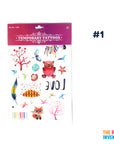 Watercolour Temporary Tattoos
