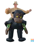 Adult Inflatable Gorilla Rider Costume