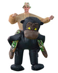 Adult Inflatable Gorilla Rider Costume
