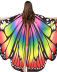 Adult Deluxe Rainbow Butterfly Wings Cape