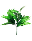 Artificial Fern Leaf Branch with Flowers