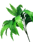 Artificial Green Fern Leaf Branch