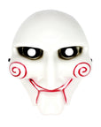 Saw Red Swirl Mask