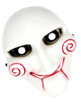 Saw Red Swirl Mask
