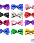 Sequin Bow Ties (Pack of 12)