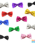 Sequin Bow Ties (Pack of 12)