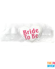 White Bride to Be Leg Garter