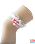 White Bride to Be Leg Garter