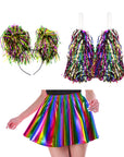 Adult Metallic Rainbow Costume Kit