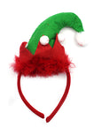 Red & Green Elf Hat Christmas Headband