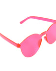 Perspex Wayfarer Party Glasses (Hot Pink)