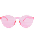 Perspex Wayfarer Party Glasses (Light Pink)