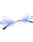 Perspex Dragonfly Party Glasses
