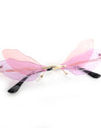 Perspex Dragonfly Party Glasses