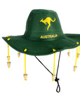 Australia Cork Hat (Green and Gold)