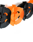 Black & Orange Paper Pumpkin Garland