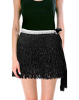 Fringe Skirt (Black)